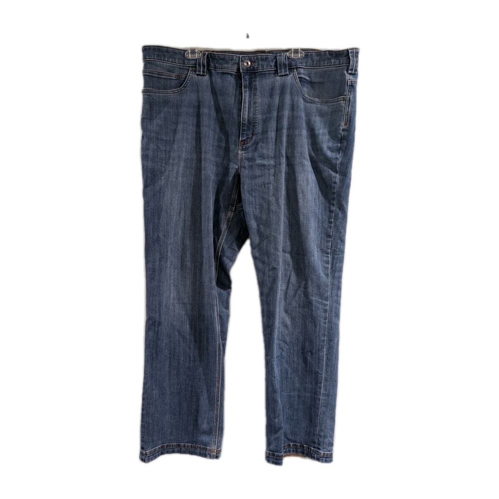 Duluth Trading Co Jeans Mens 42x30 Ballroom Double Flex Blue 84336 Work Cowboy
